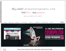 Tablet Screenshot of ellejphotography.com